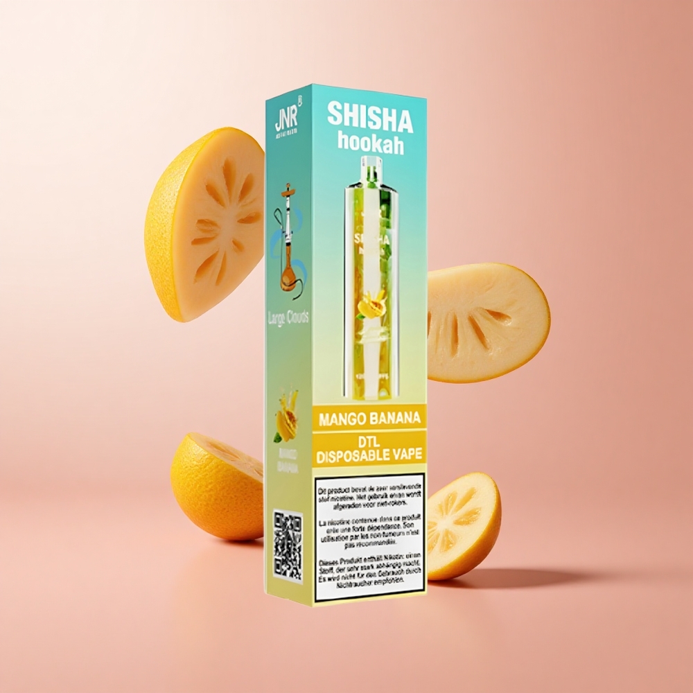 JNR Shisha Hookah 12000 Puffs Mangue Banane 24ml 750mAh wholesale Suisse
