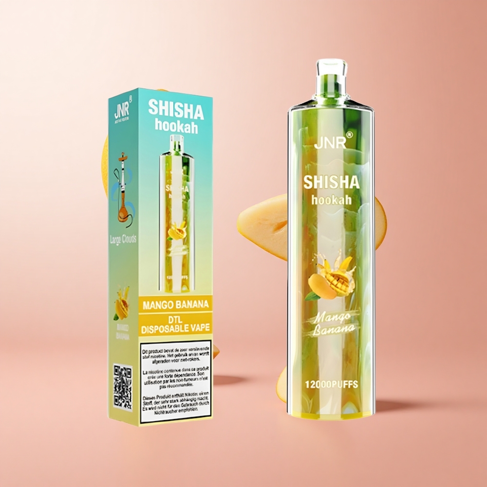 JNR Shisha Hookah 12000 Puffs Mangue Banane 24ml 750mAh wholesale Suisse