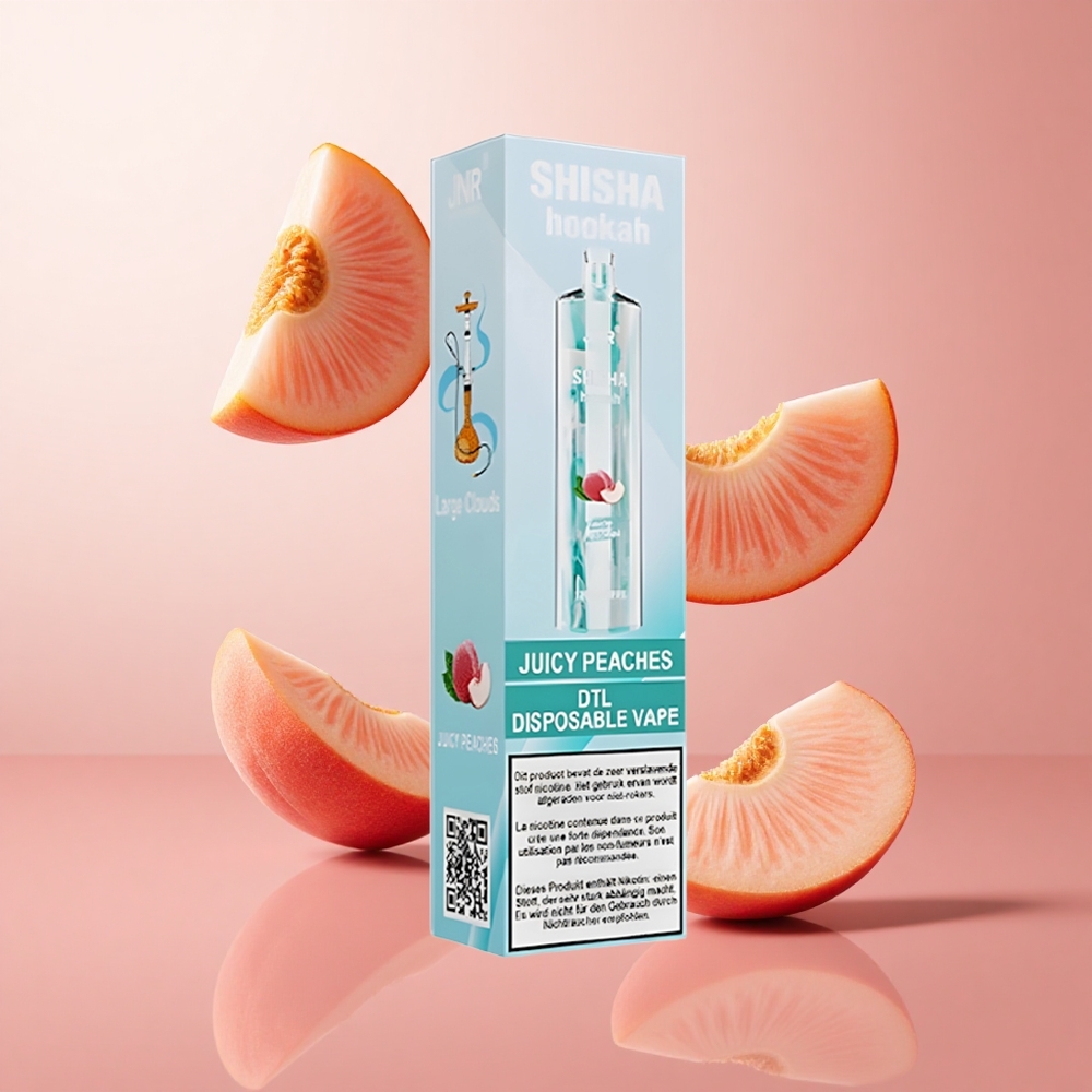 JNR Shisha Hookah 12000 Puffs Pêches Juteuses 24ml Type-C wholesale Suisse