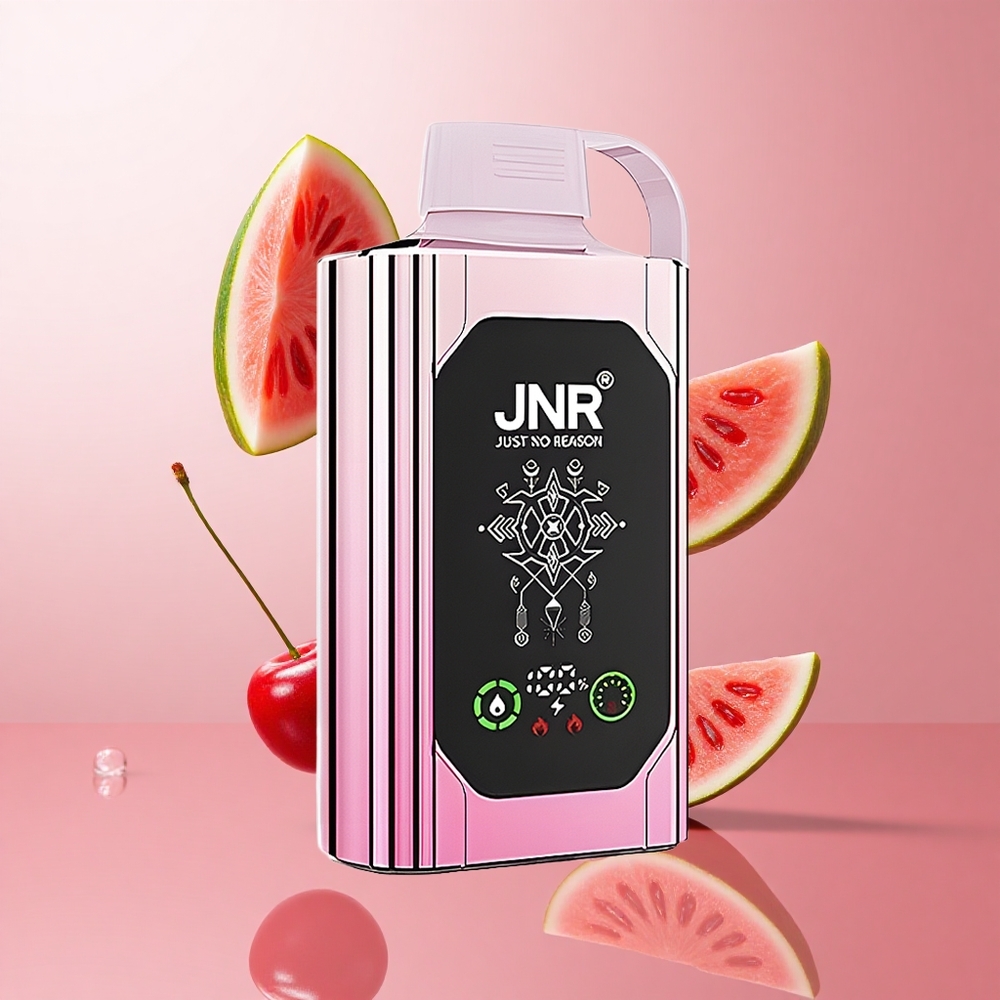 JNR Shisha Hookah Box 20500 Puffs Cerise Pastèque Glacée Affichage HD Batterie 1000mAh wholesale Suisse