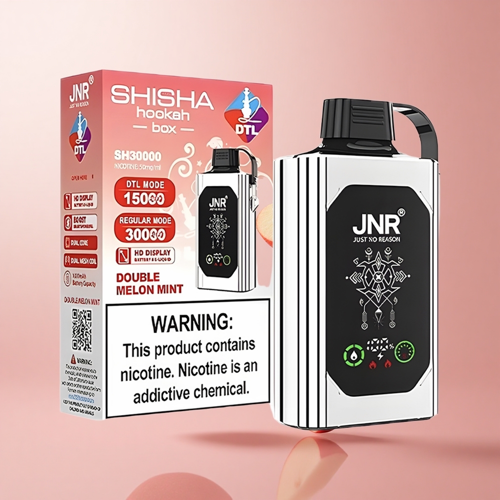 JNR Shisha Hookah Box 20500 Puffs Double Pomme Affichage HD 25ml Nicotine 0%,2%,5% wholesale Suisse