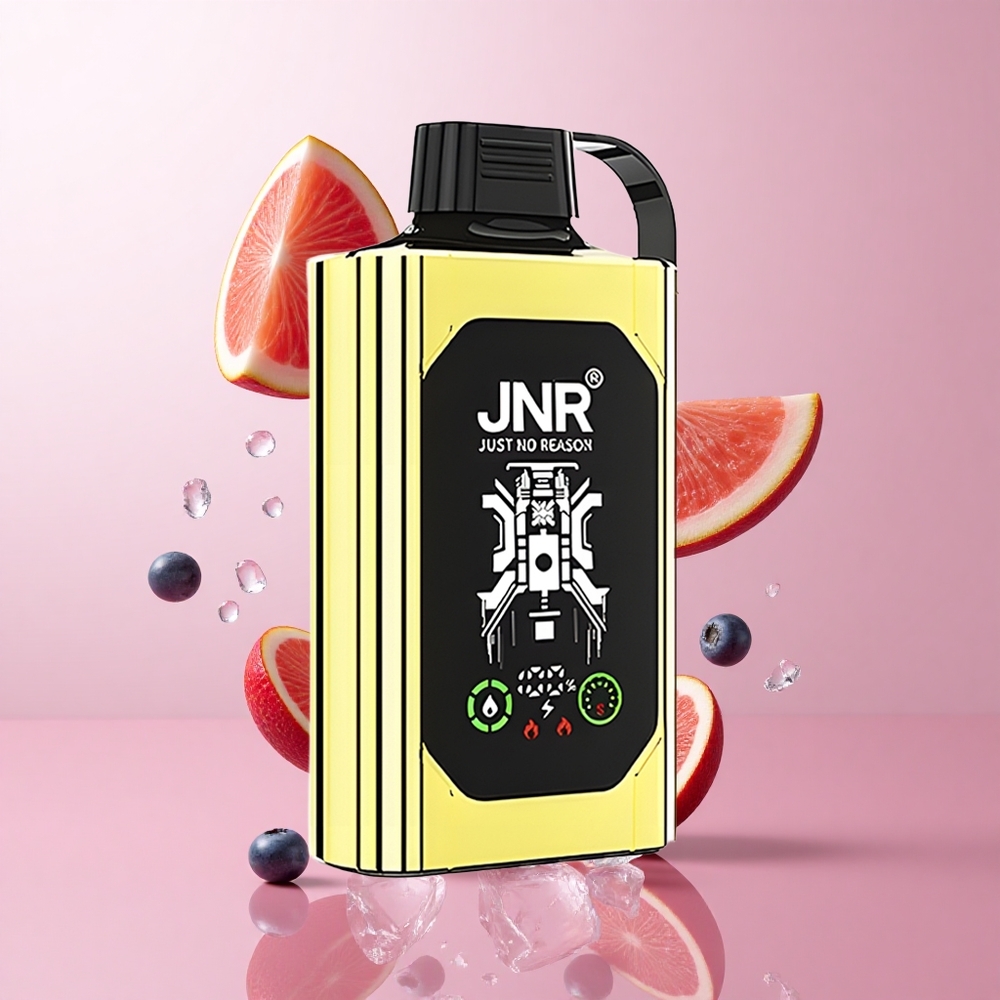 JNR Shisha Hookah Box 20500 Puffs Vape Jetable Bleuet Glacé Affichage HD - 25ml - wholesale Suisse