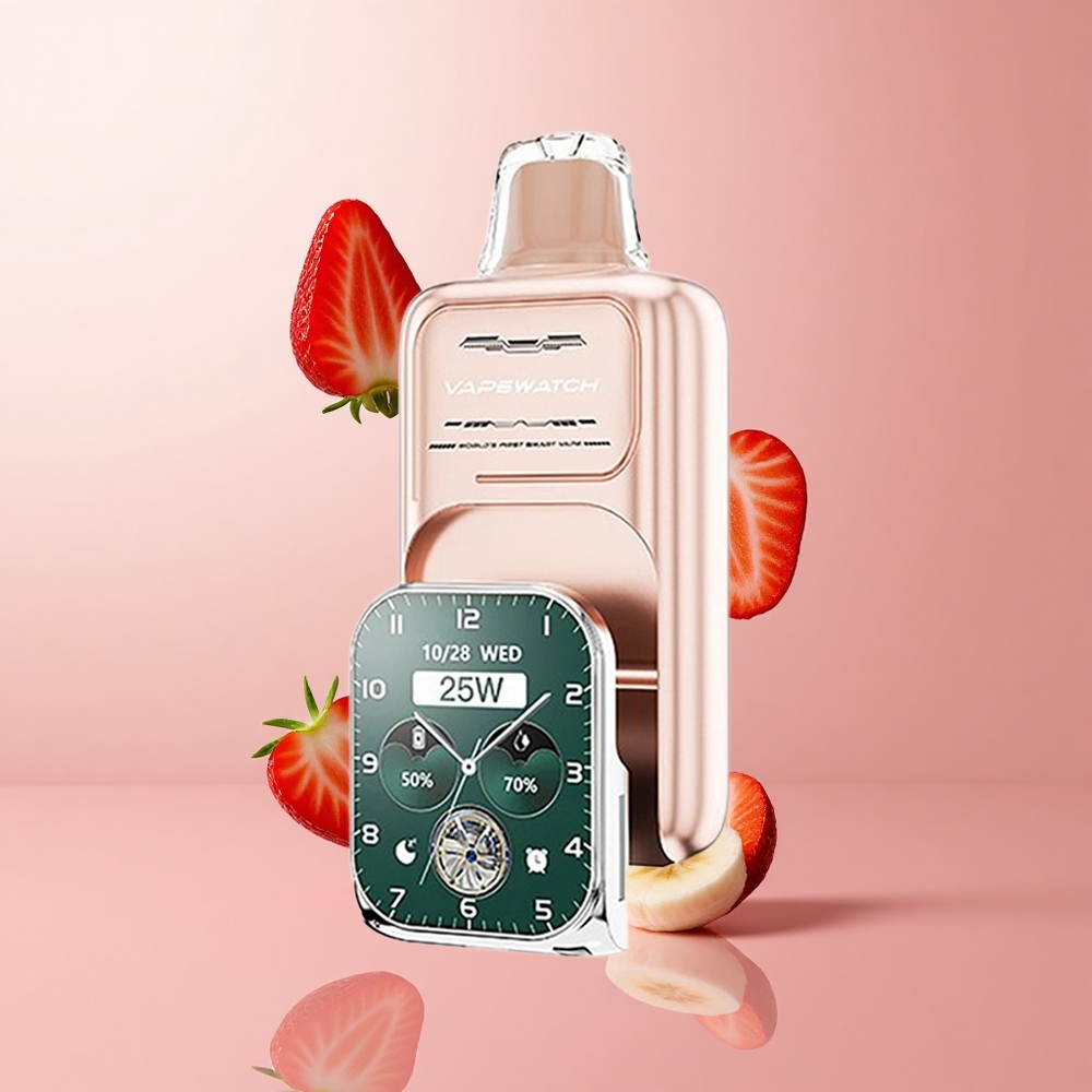 JNR Vape Watch 30000 Puffs Fraise Banane Capacité de la batterie : 1000mAh wholesale Suisse