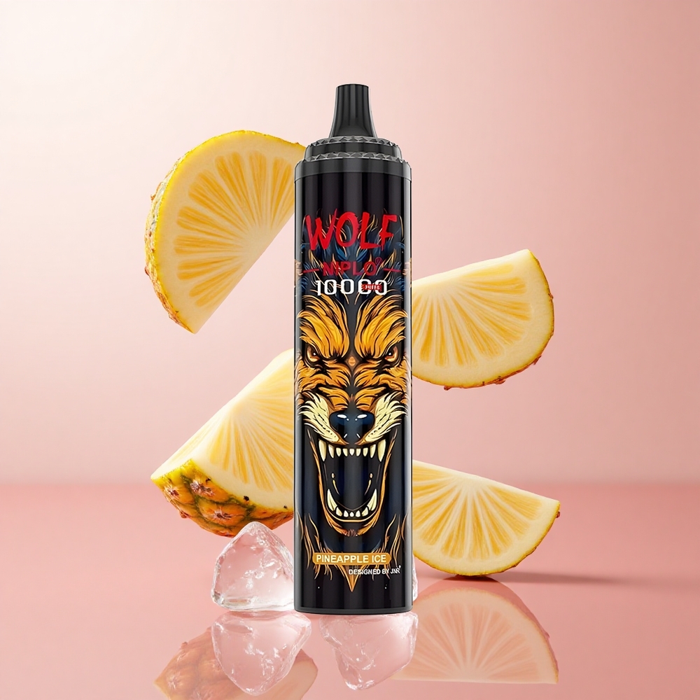 JNR Wolf Niplo 10000 Puffs Ananas Glacé Batterie 650mAh wholesale Suisse