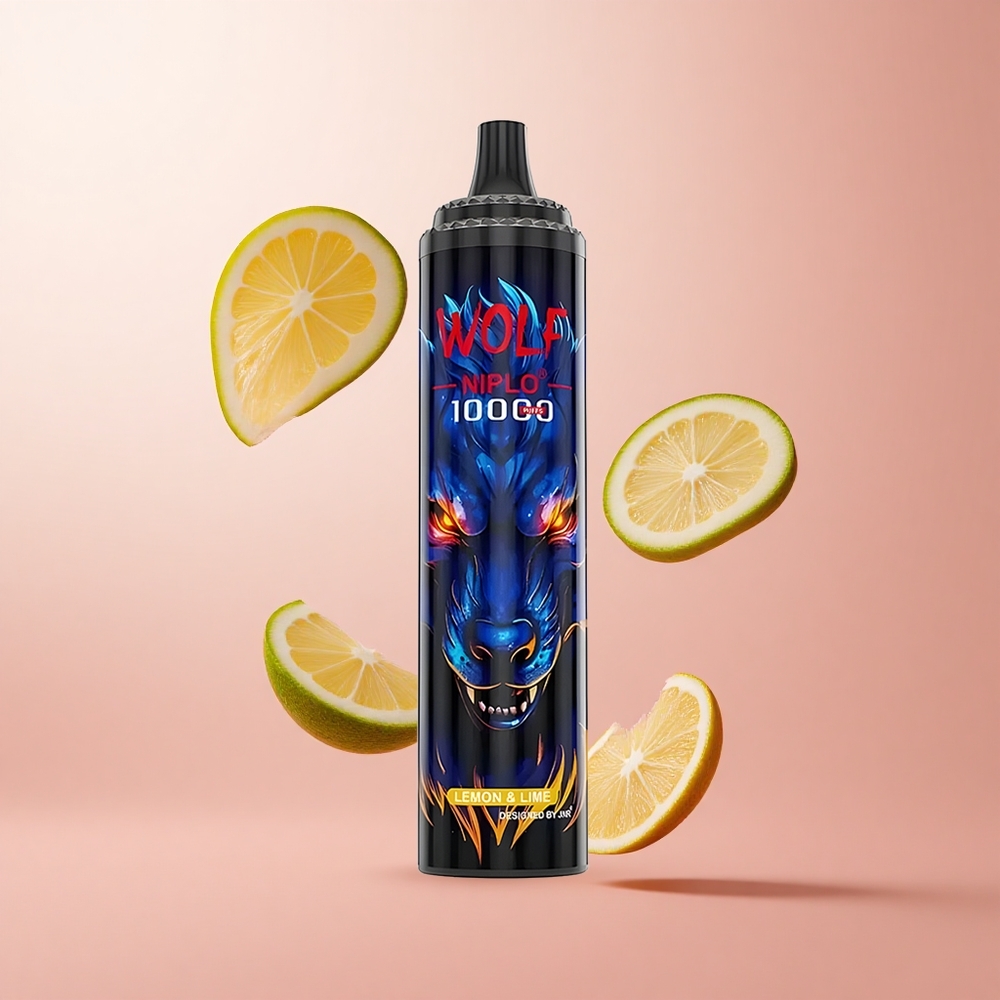 JNR Wolf Niplo 10000 Puffs Citron & Citron Vert 20ml Taux de Nicotine: 0%, 2%, 5% wholesale Suisse
