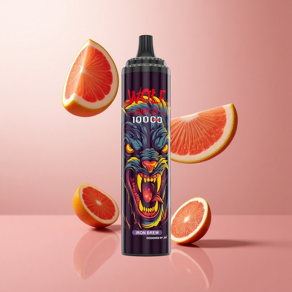 JNR Wolf Niplo 10000 Puffs Iron Brew (Bois de Fer) 20ml 650mAh wholesale Suisse