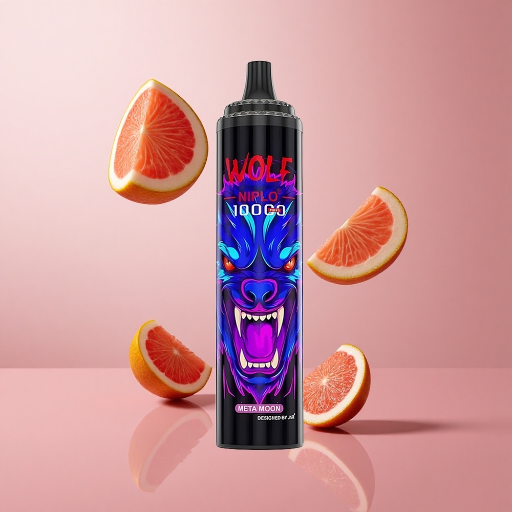 JNR Wolf Niplo 10000 Puffs Lune Méta 20ml 0%/2%/5% Nicotine wholesale Suisse