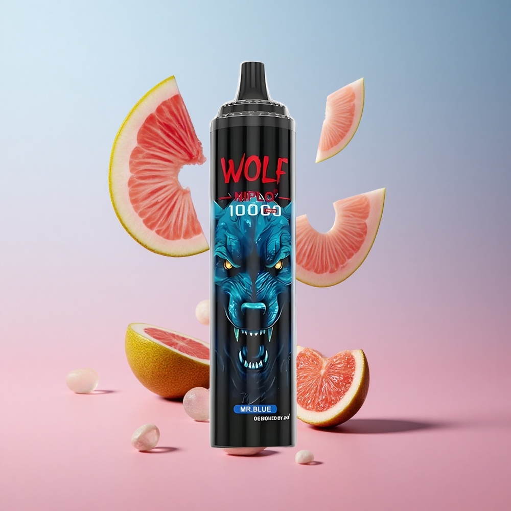 JNR Wolf Niplo 10000 Puffs Mr Bleu 20ml 0%/2%/5% nicotine wholesale Suisse