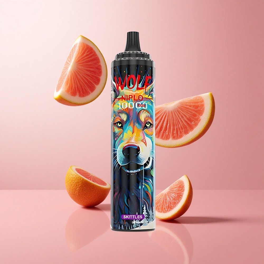 JNR Wolf Niplo 10000 Puffs Skittles (Arôme) 20ml 650mAh Type-C wholesale Suisse