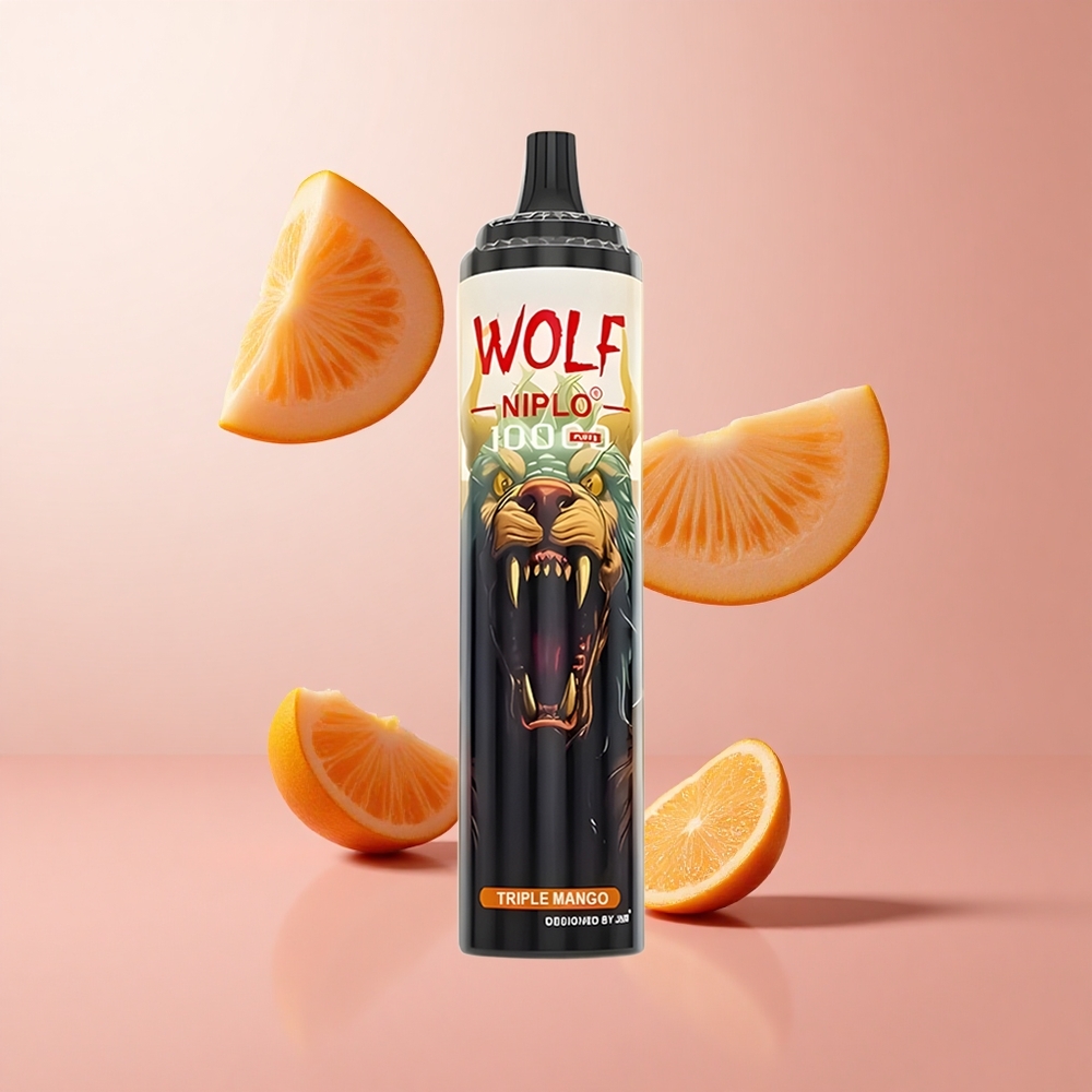 JNR Wolf Niplo 10000 Puffs Triple Mangue 20ml Type-C wholesale Suisse